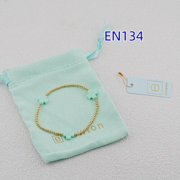 Enewton Gold Bead Cross Bracelet